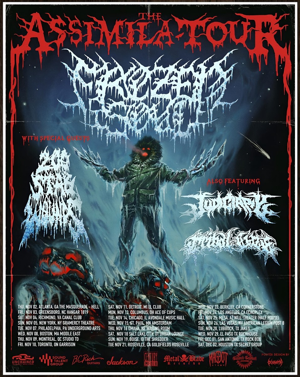 FROZEN SOUL | 200 STAB WOUNDS Tour 2023 Ltd Ed RARE Poster Death