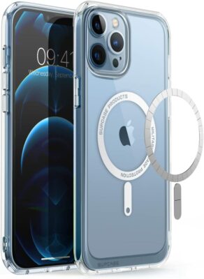 SUPCASE For iPhone 13 Pro, Clear Case Hybrid Back Cover Compatible with MagSafe