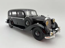 Bos 1/18 Mercedes Benz 260D Pullman Limousine Black Resin Unopenable Car Model