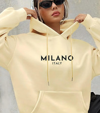 Drawstring Hoodies Sweatshirt, Women's Clothing