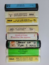 8 Track Country Music - 8 Tapes See Images 