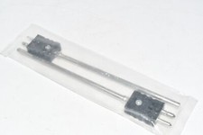 Lot of 2 NEW Thermocouple Connectors Black 8'' OAL  
