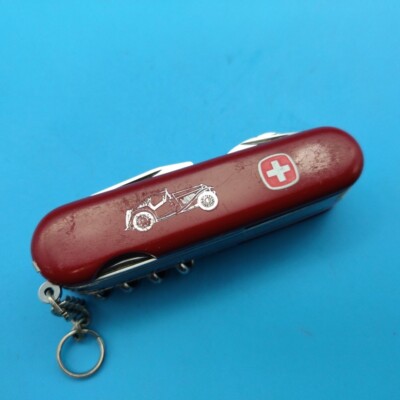 NTSA Rare Retired Vintage Wenger Motorist Mechanics Multi-Function Pocket Knife