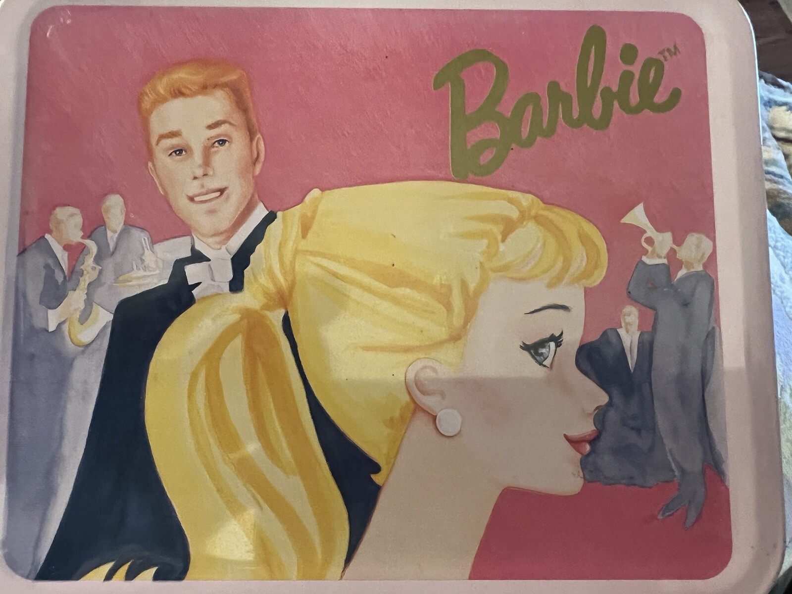 Authentic Fossil Barbie Pretty In Pink Watch In Tin Box 1994 Limited Edition ( Z