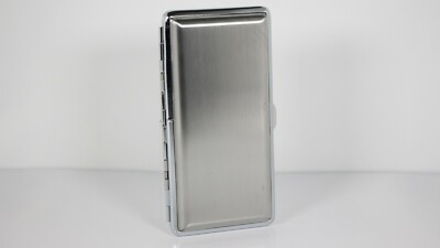 Westin Silver 120's Size Metal Double Sided Cigarette Case Holder
