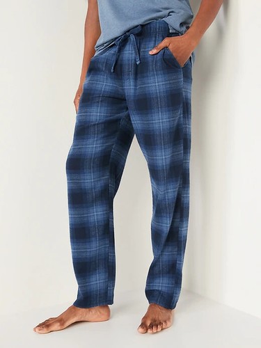 NWT Old Navy Ink Blue Plaid Flannel 