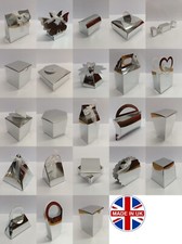 Luxury Silver Favour Boxes For Weddings - Parties - Christenings - Engagement
