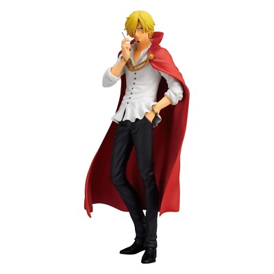 ONE PIECE GLITTER BRAVE SANJI Cloak GLAMOURS CHARLOTTE PUDDING Red