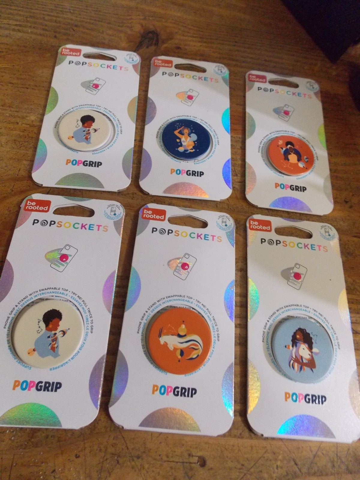 Popgrip Popsocket Phone Grip & Stand with Swappable Top NWT-image