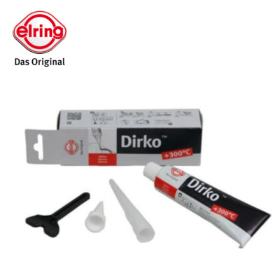 1x ELRING DIRKO 006.553 temperaturbeständige Dichtungsmasse  schwarz 70g Silikon