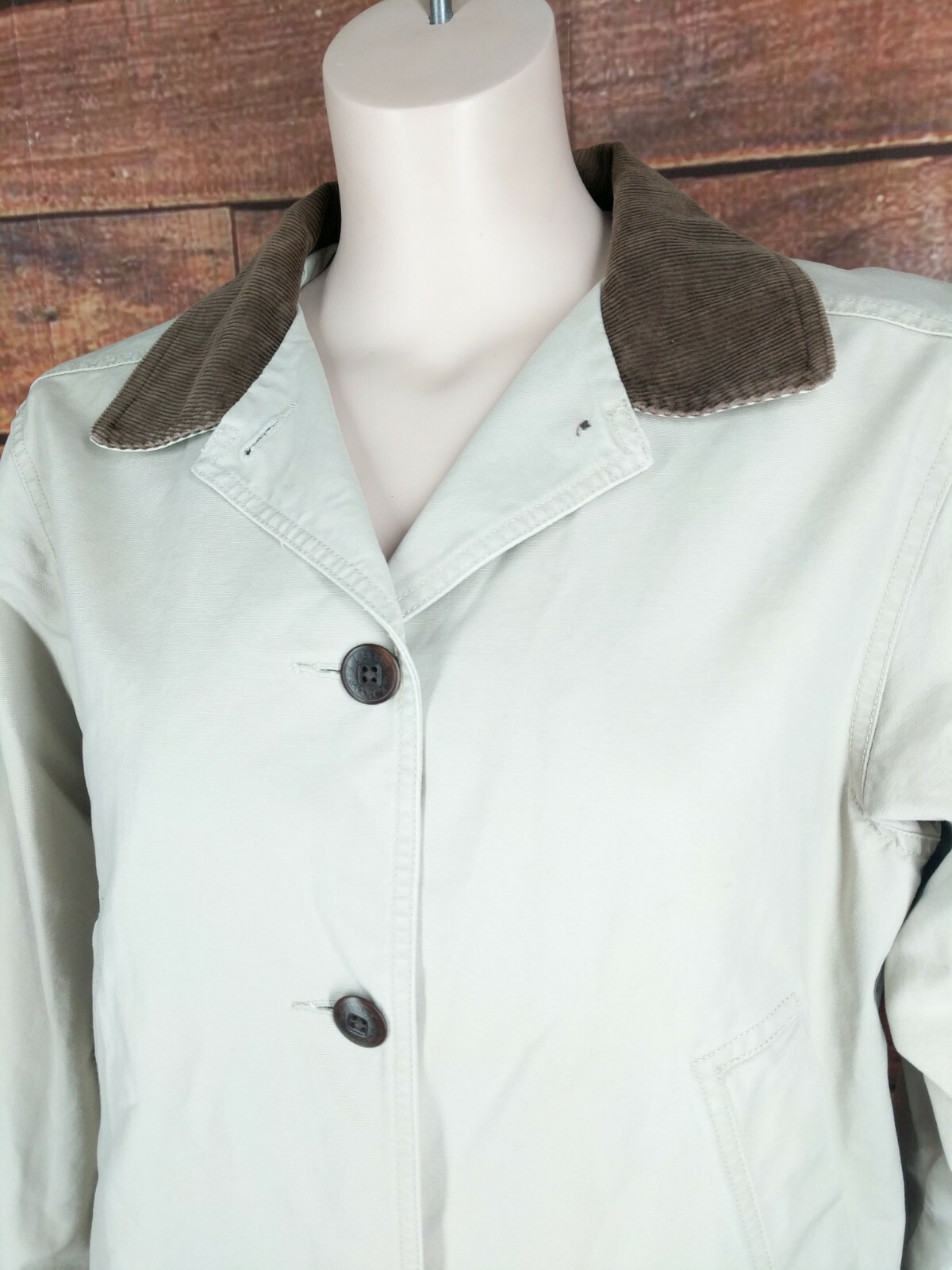 LL Bean Canvas Field Jacket Barn Chore Coatwomens L… Gem