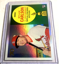 2021 Topps All Star Rookie Cup #37- DYLAN CARLSON Rookie RC Card.. rookie card picture