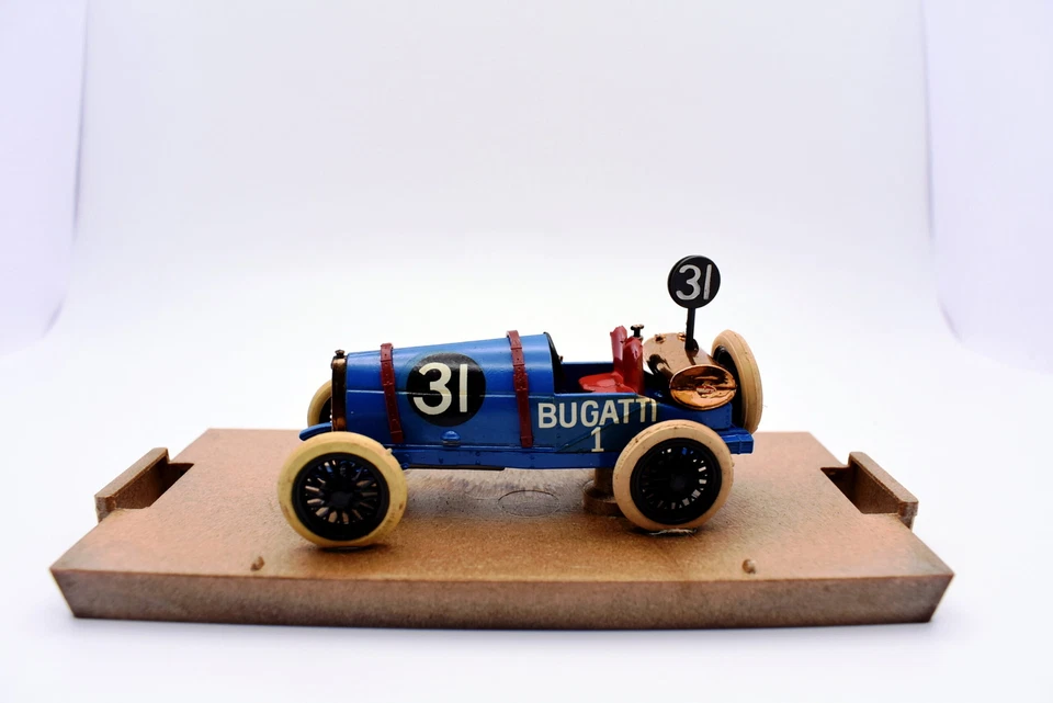 Modellino auto rally scala 1:43 Bugatti Brescia Brumm diecast modellismo statico - Immagine 3 di 4