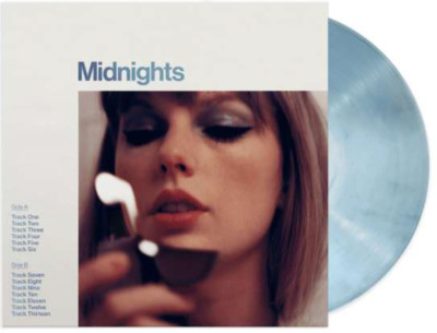 Taylor Swift - Midnights Limited Edition Moonstone Blue Marbled Vinyl LP NEU