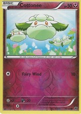 70/124 Cottonee Common Reverse Holo: Pokemon Trading Card Game XY Fates Collide