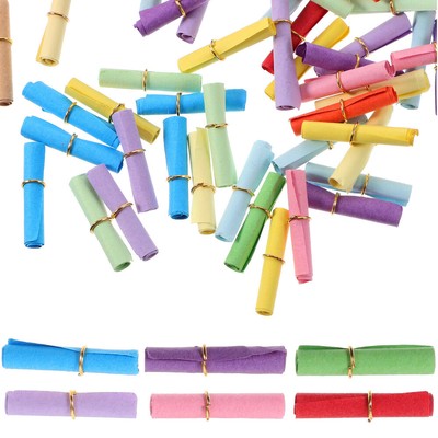  100 Pcs Wish Note Message Bottle Wedding Mini Paper for Messages