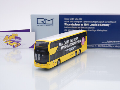 Rietze 78003 # ADL Enviro 500 Doppeldeckerbus '' BVG Karriere Deutschland '' 1:87