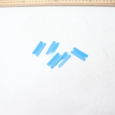 (1,000-Pk) Double Edge Scraper Razor Blades Blue for Removing Labels Stickers