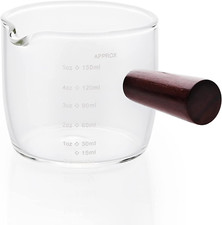 BCnmviku Espresso Shot Glass 150ML/5OZ Triple Pitcher Barista Single Spouts...