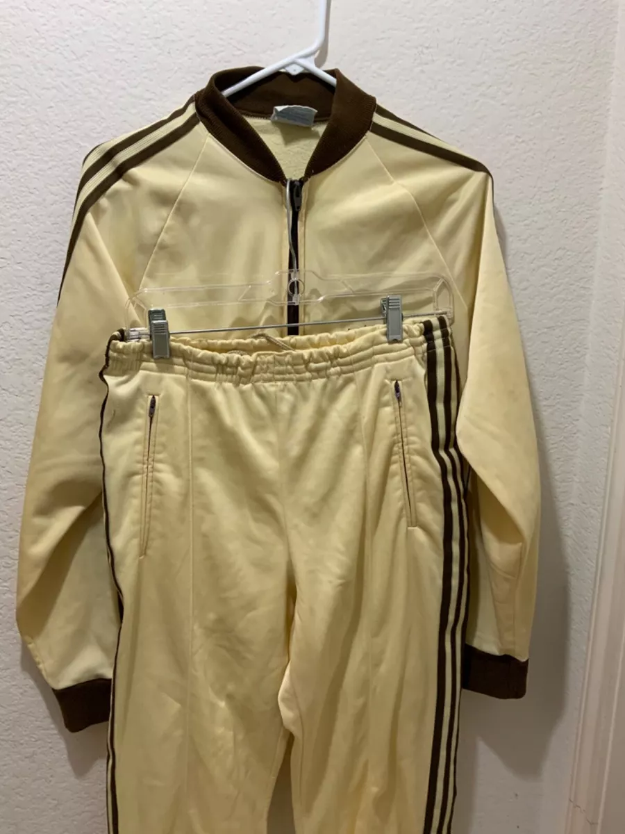 Vintage 80s Adidas ATP Keyrolan Trefoil Full-Zip Tracksuit Men’s M VGC