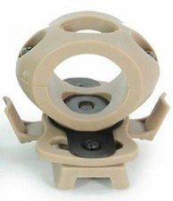 Airsoft Af Ops Core Helm Taschenlampe Halterung Br&auml;unung Sand De f&uuml;r 20mm Rail