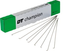 DT Champion Spokes  265mm / Silver / J Bend / 2.0mm 14G  8pc   AUS STOCK  