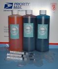 3/ 16oz pints 1 each CMY color Bulk refill ink Epson stylus NX305 NX400 NX415