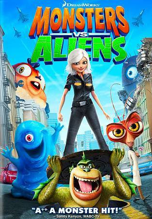 Monsters vs. Aliens ANIMATED CARTOON MOVIE VERSE Seth Rogen Reese  Witherspoon 97361197548 | eBay
