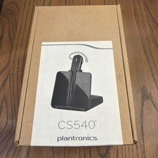 Plantronics CS540 Wireless Headset System, Connects to Desk Phone 84693-01 NEW