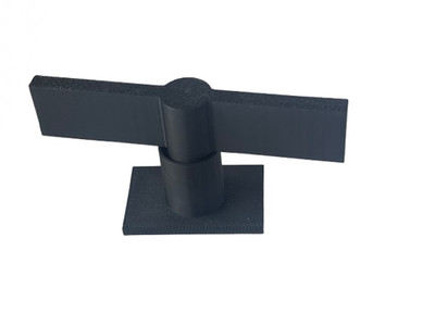 Domino Richtungswechler / Direction changer - 1 Stück - Schwarz