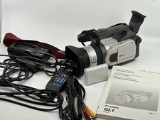 Canon GL1 3CCD miniDV Camcorder Tested. Battery, Remote, Lens Cover, Accessories