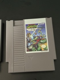 Teenage Mutant Ninja Turtles NES I and III Bundle Tested and works!