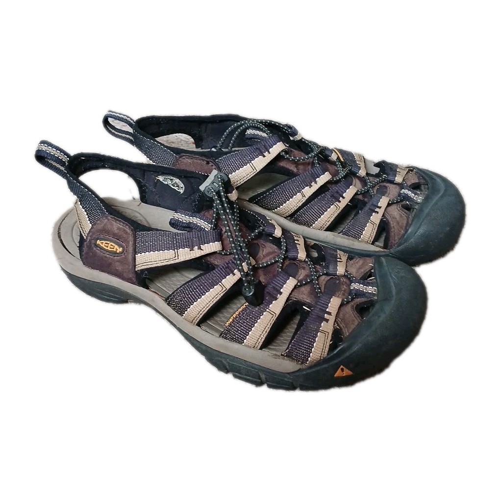 KEEN Newport H2 sandalo uomo taglia 9 punta chiusa bicolore scarpe da trekking acqua slip on