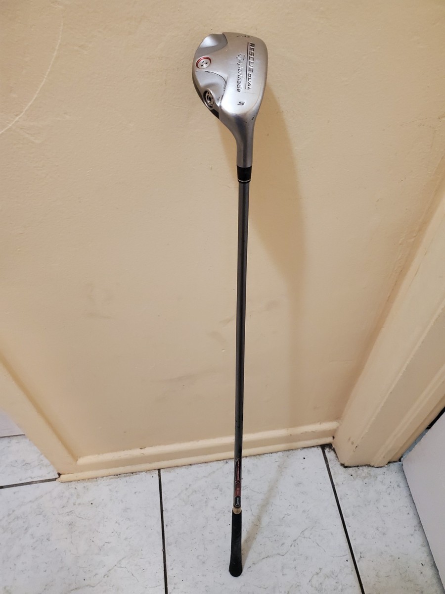 Hybride TaylorMade Rescue Dual 5 – 25°, Manche Acier Rigide, Droitier (occasion)