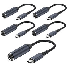 5Pcs 100W Laptop Charger Converter USB Type C Power Charging Cable Adapter 7909