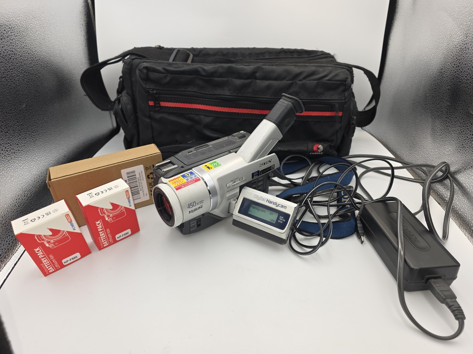 Sony DCR-TRV120 Digital Handycam NTSC Digital8 Bundle w/ 2 N