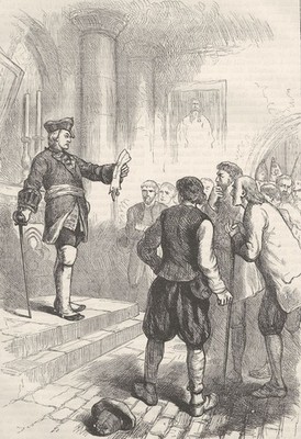 KANADA. Winslow Lesung Königliche Proklamation um 1880 altes antikes Druckbild