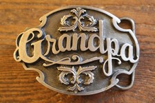 Siskiyou Belt Buckle "Grandpa" Copyright 1988