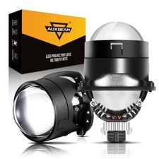 Auxbeam Led Car Headlight 2.5 Bi Led Projector Lens H4 H7 9005 9006 High Low