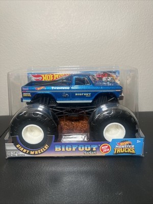 Hot Wheels Monster Trucks BIG FOOT 1/24 Scale Giant Wheels Die-Cast