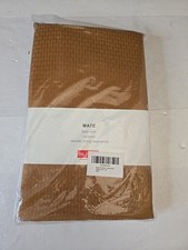 60 X 120 Inch Amber Brown Oblong Tablecloth Polyester New