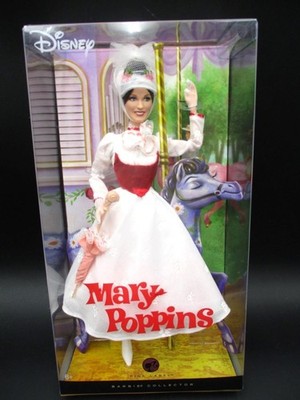 NRFB 2007 Mattel Barbie as Mary Poppins Pink Label Disney Doll