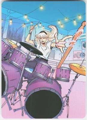 Gwen Stacy Art Card (34/54) 34 Art Series: Marvel's Spider-Man MTG  LP