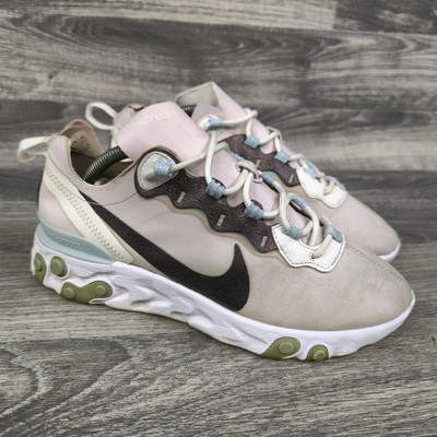 Damen Nike React Element 55 SE UK 6 (CN3591 600) EU 40 Barely Rose Colour Way