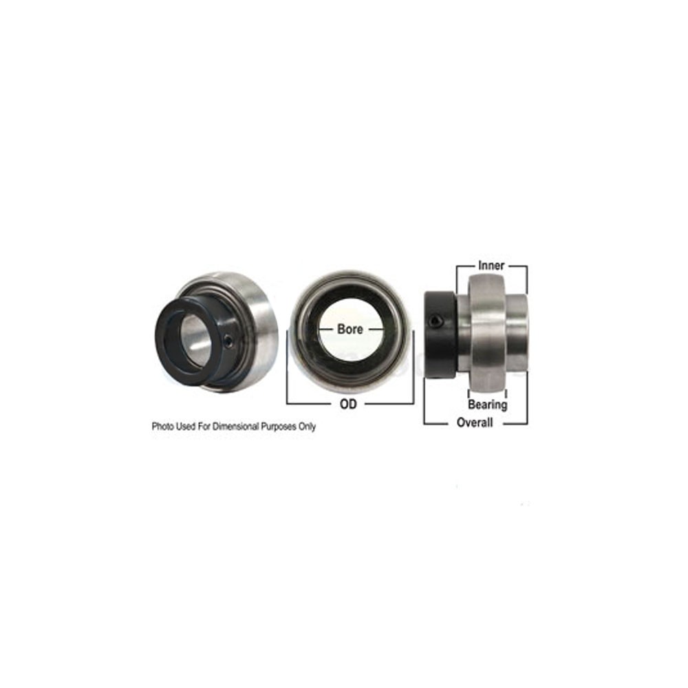 A-GRA200RRB-P-AI Bearing, Ball; Spherical W/ Collar, Re-Lubricatable