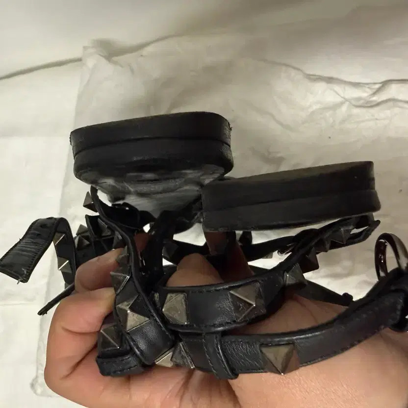 Valentino Rockstud Sandals Black 230 Women’s Shoes thumbnail 2