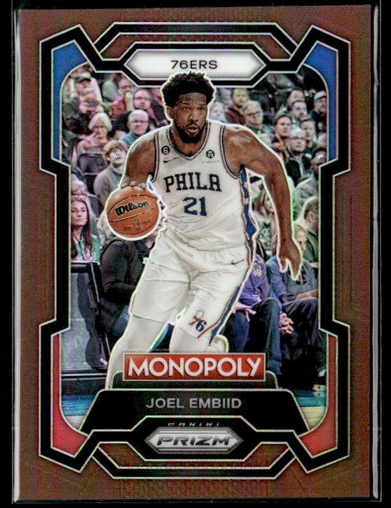 L48,056 - 2023-24 Panini Prizm Monopoly Brown #69 Joel Embiid /249