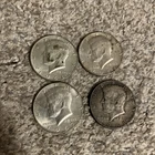 1966-69  40% Silver Kennedy Halve Dollars Lot of 4