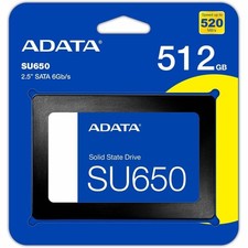 ADATA ASU650SS-512GT-R Ultimate SU650 512GB 2.5 Inch SATA III 3D NAND SSD