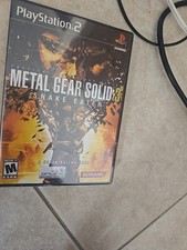 COMPLETE IN BOX METALGEAR SOLID 3 SNAKE EATER PS2